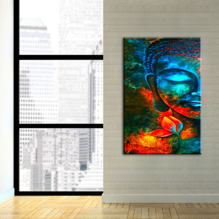 Abstract Winter - Canvas Wall Art Painting | Bowlift