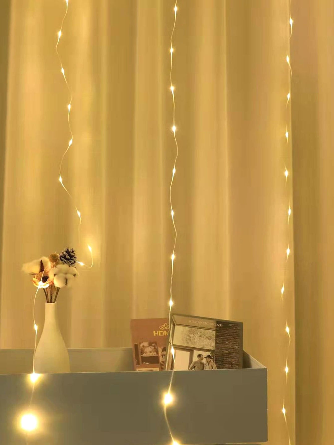 BowLift | 120 LED 2 x 2M Curtain String Lights - New Lighting