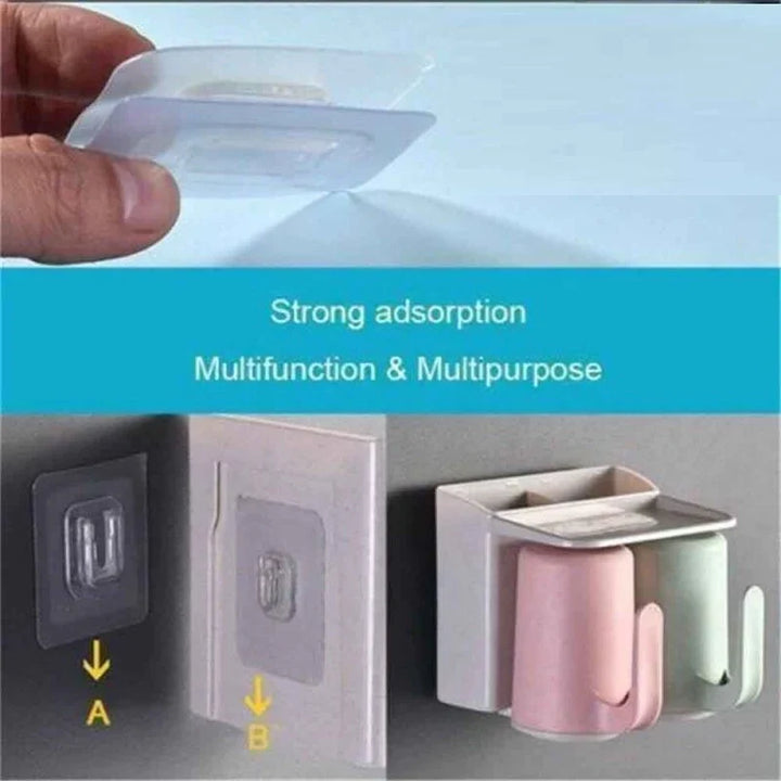5 Pc Double-Sided Adhesive Wall Hooks Bowlift