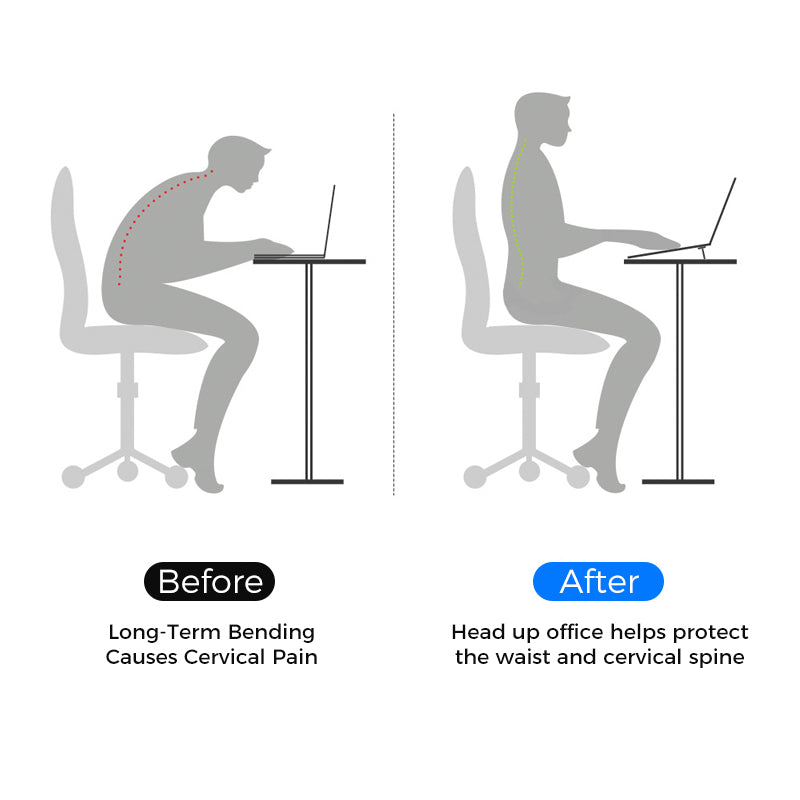 BowLift | Mini portable invisible laptop stand (1 pair)