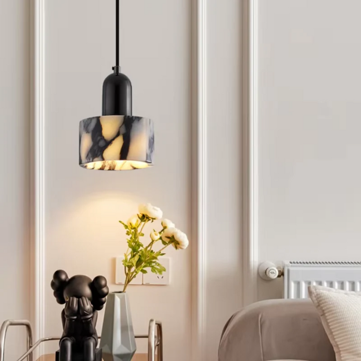BowLift | Luxury Black Marble Design Pendant Lamp