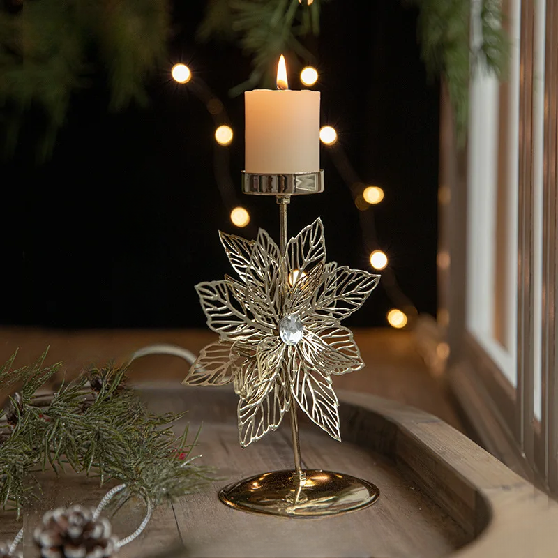 Christmas Candle Holders - Star and Christmas Tree Design for Festive Decoration | Bowlift