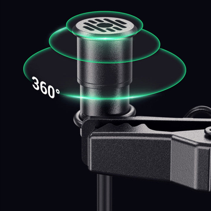 BowLift | Omnidirectional Lavalier/Lapel Microphone, with Noice Cancellation Tech For Recording & Live