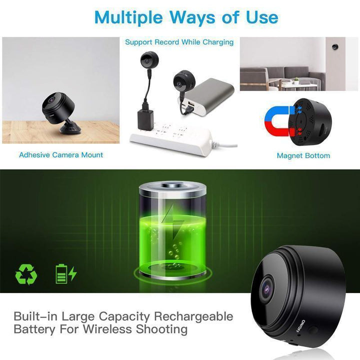 1080p Magnetic WiFi Mini Camera-RV Motorhome Rear View Camera Bowlift