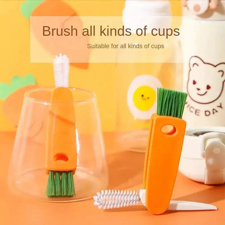 3 in 1 Bottle Lid Rubber Ring Groove Gap Cleaning Brush, Multifunctional Bottle Gap Cleaner Bowlift