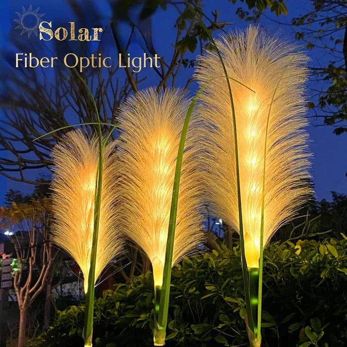 BowLift | Decorative Rattan Garden Lighting – Solar Lamp in Grass Design for Outdoor Use