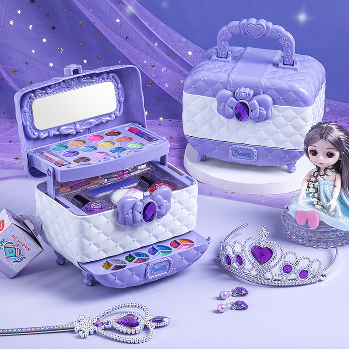 BowLift | Princess Glamour – Kids Makeup Play Set | Safe & Fun Pretend Play Kit