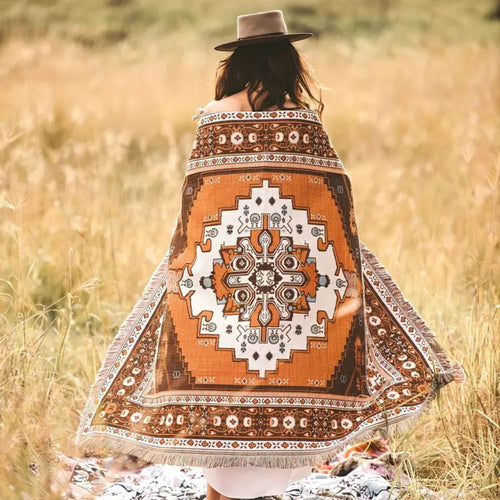 BowLift | Boho Chic Patterned Throw Blanket