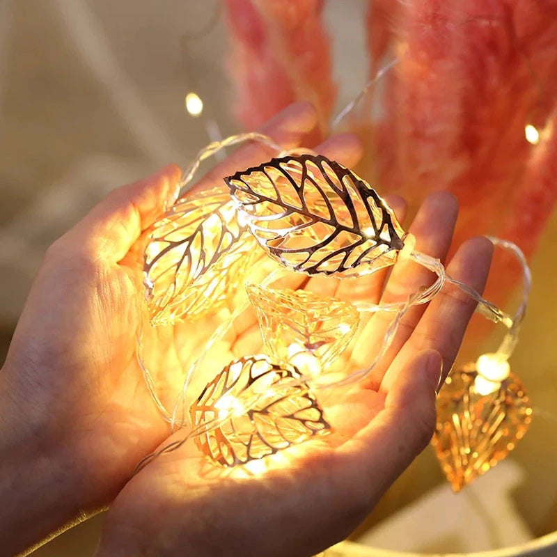 BowLift | Golden Leaf Fairy Lights