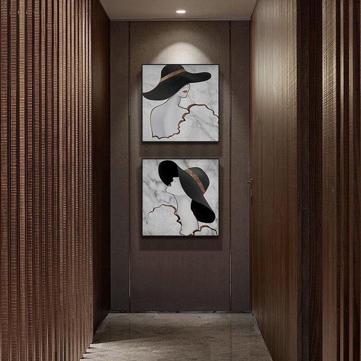 Fashionista - Canvas Wall Art Painting | Bowlift