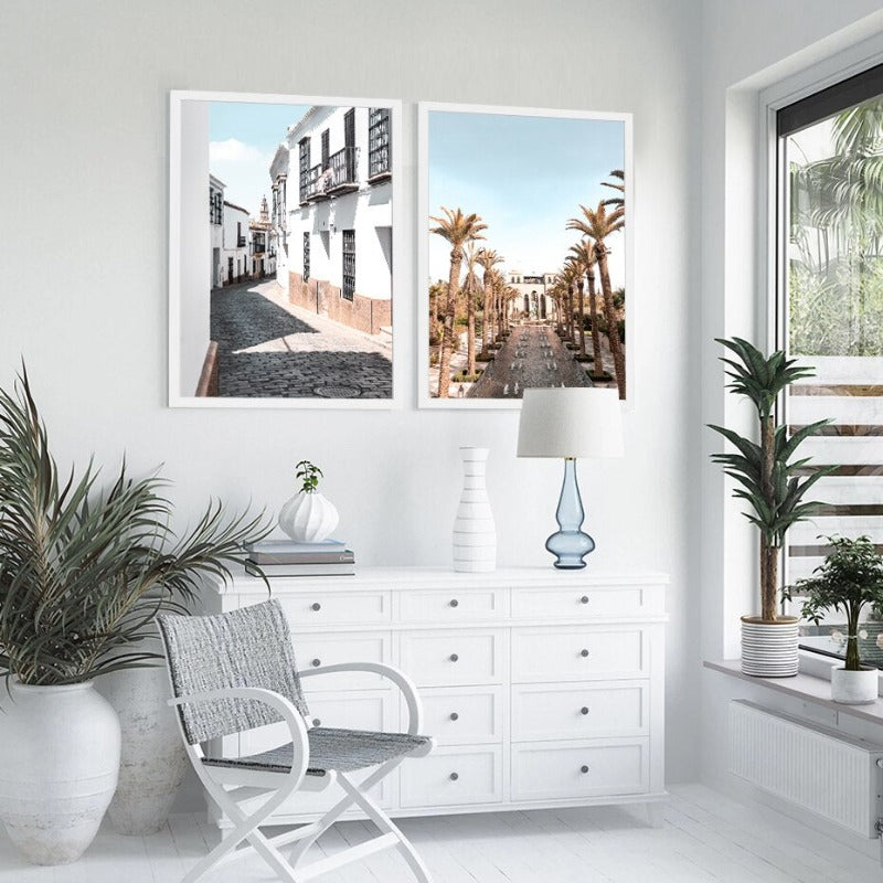 Architecture Daylight Landscape - Canvas Wall Art Painting | Bowlift
