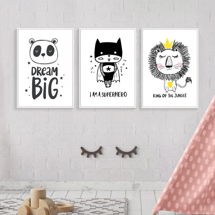 Baby Superhero - Canvas Wall Art Painting | Bowlift