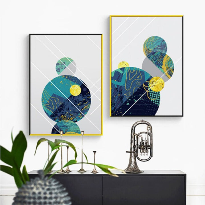 Blue Mountains - Canvas Wall Art Painting | Bowlift