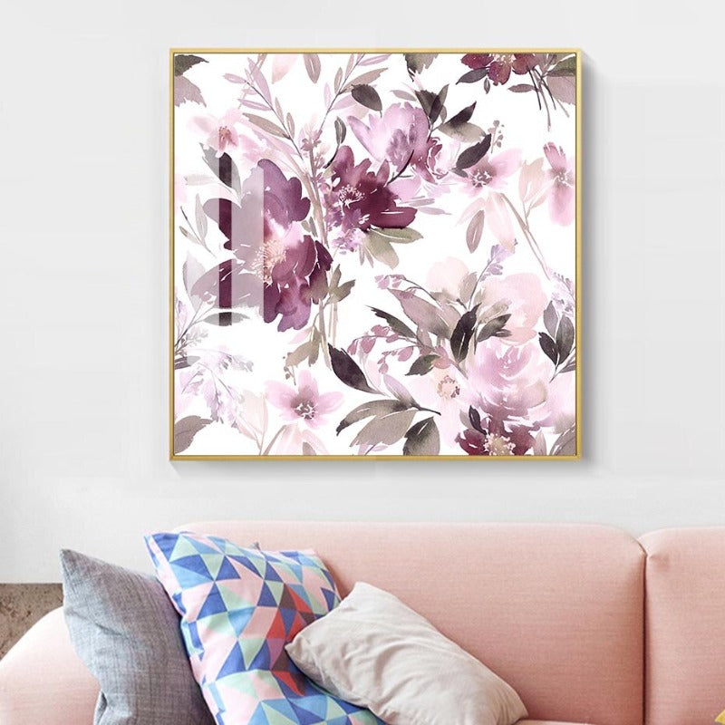 Bloom Lavender Floral - Canvas Wall Art Painting | Bowlift