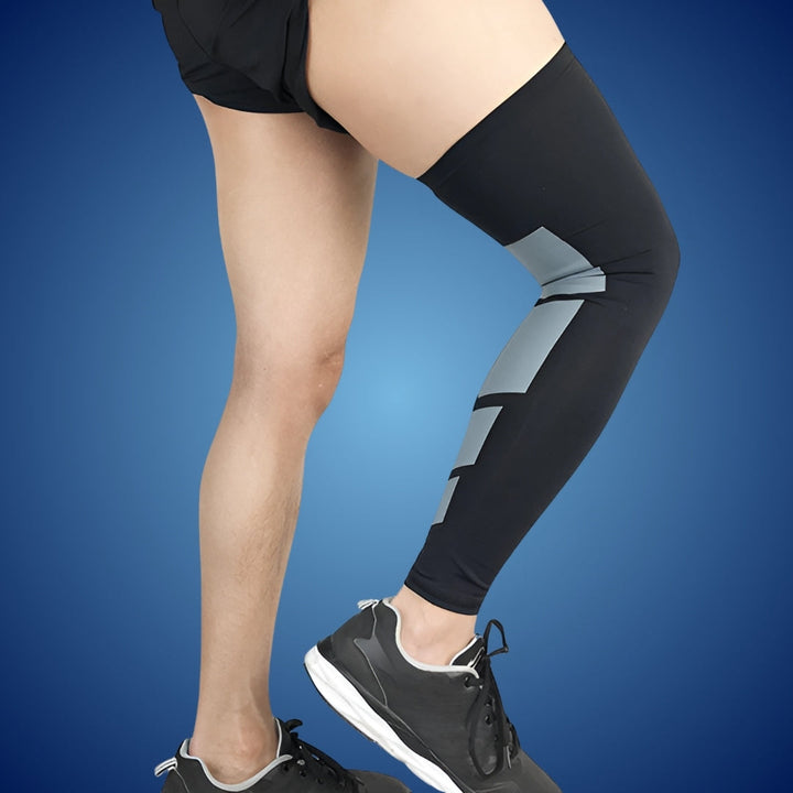 LegVital Full-Leg Compression Sleeve for Optimized Blood Circulation, Muscle Support, and Fast Recovery for Athletes and Versatile Use Bowlift