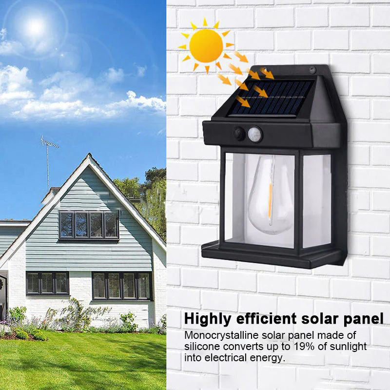 BowLift | Outdoor Solar Tungsten Wall Light
