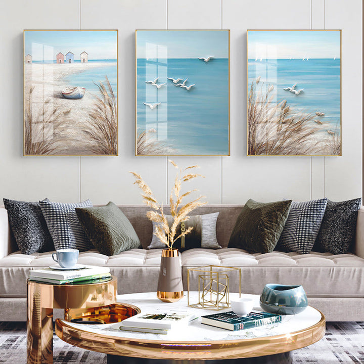 Scandinavian Nature Landscape Canvas Painting | Bowlift