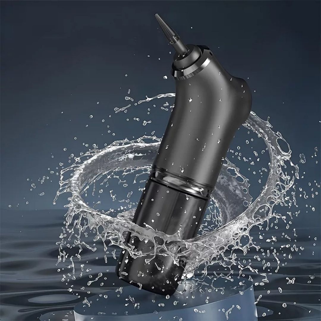 AquaCleanse | Electric Ear Wax Remover – Adjustable Water Jet – Silicone Tip – Warm Irrigation for Families Bowlift