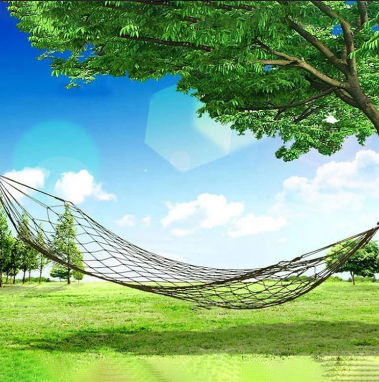 Portable Nylon Net Hammock | Bowlift