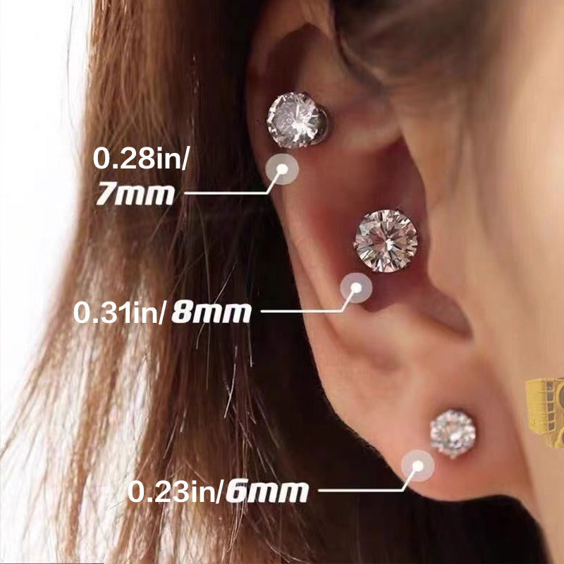 BowLift | Magnetic Zircon Stud Ear Clip
