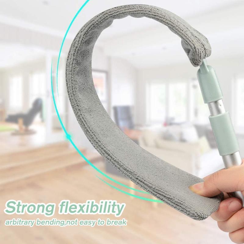 BowLift | Retractable Microfiber Cloth Dust Brush Gap Mop