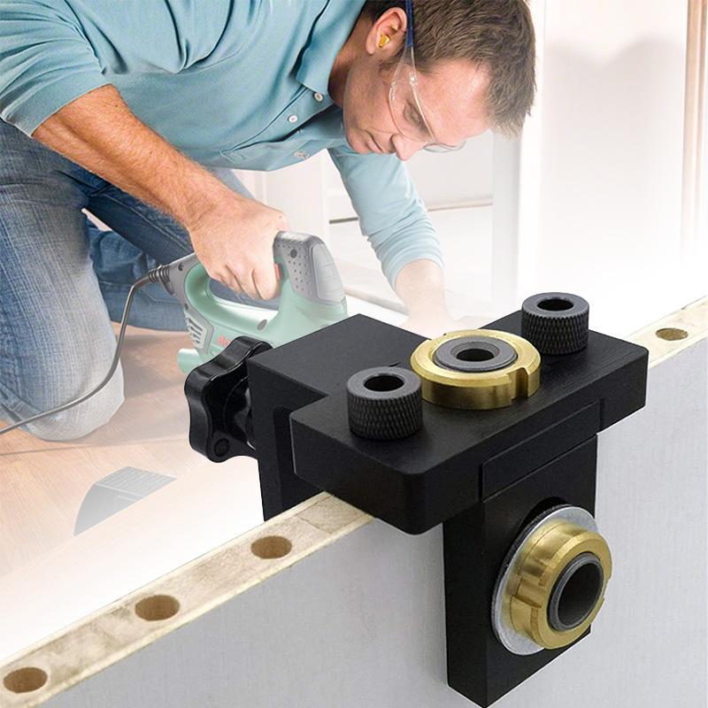 BowLift | 3 in 1 adjustable woodworking drill locator punch tools