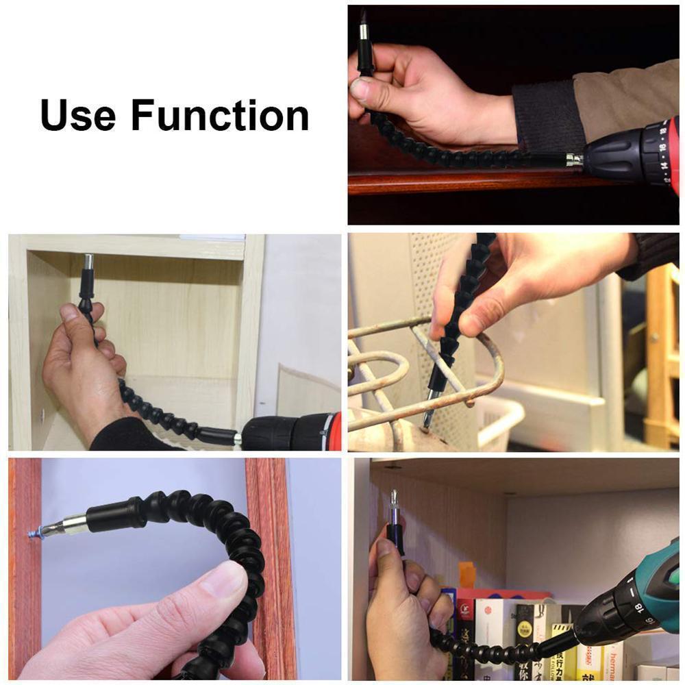 BowLift | Flexible Drill Bit Extension with Screw Drill Bit Holder