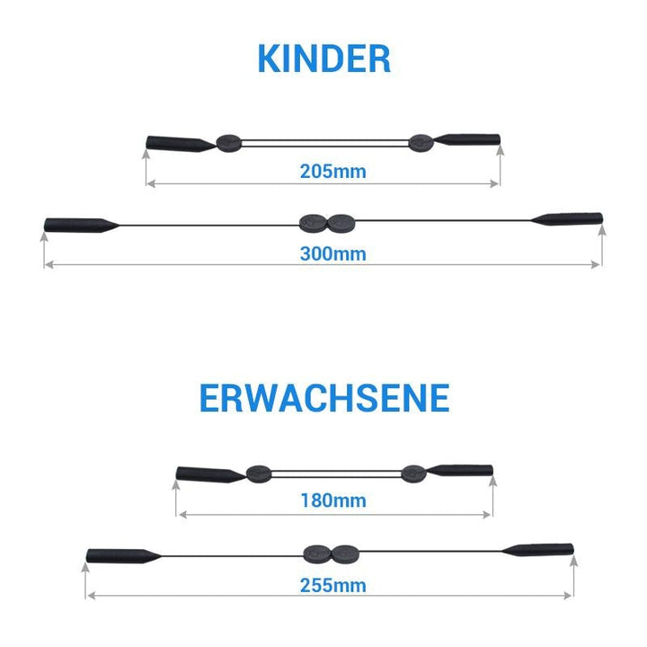 BowLift | Adjustable non-slip eyeglass strap (2 PIECES)