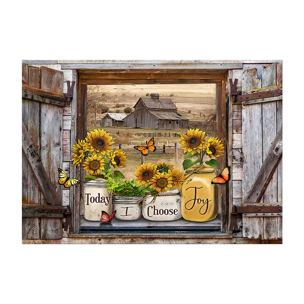 BowLift | Butterfly Sunflower Wall Art