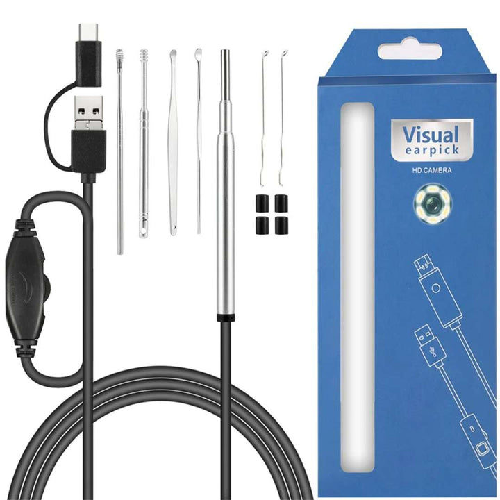 EarVision Professional Ear Endoscope – HD Inspection – Live Monitoring – Capture Images & Video – Removes Wax & Foreign Objects Bowlift