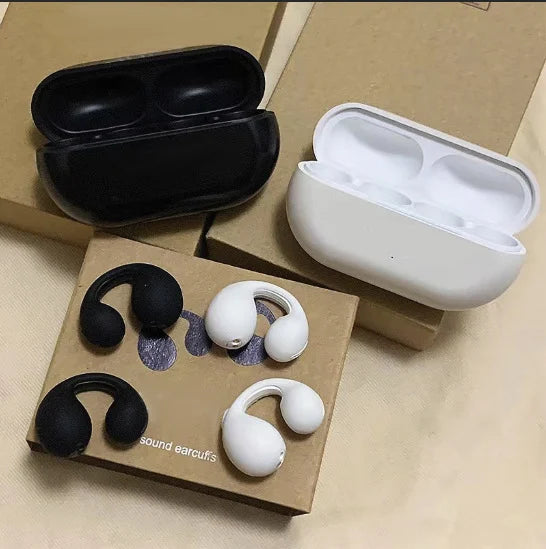 Bone conduction headphones with clip for the ear, wireless | Bowlift
