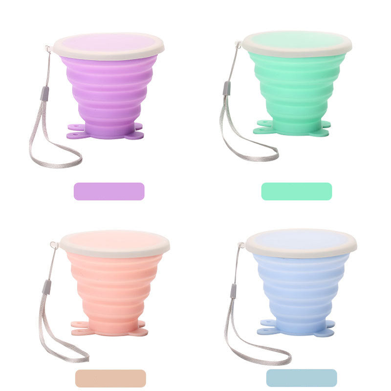 BowLift | Silicone Folding Water Cups with Lids