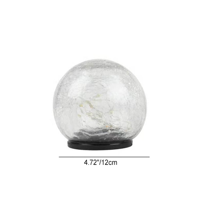 Solar Modern Minimalist Glass Floor Decoration LED Outdoor Landscape Light | Bowlift
