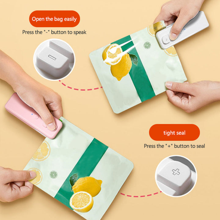 BowLift | Small USB Rechargeable Mini Sealer