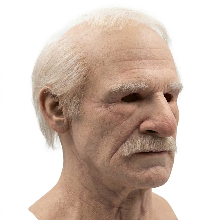 BowLift | Creepy Old Man Mask – Realistic Latex Halloween Mask for Adults