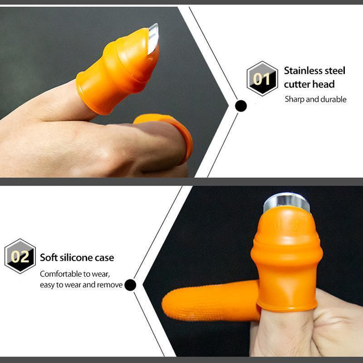 Gardening Thumb Knife Finger Gloves | Bowlift