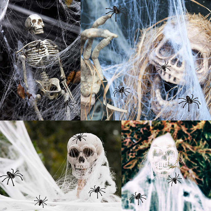 BowLift | Halloween Spider Decorations, stretchable spider web