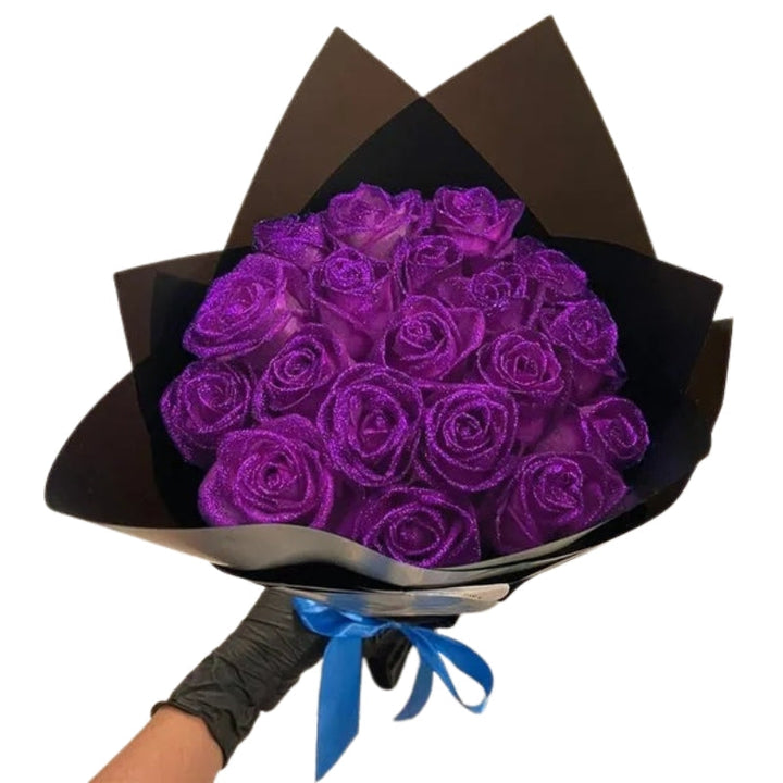LumiPetal Glitter Roses – Decorative Bowliftumen for Party and Gift | Bowlift