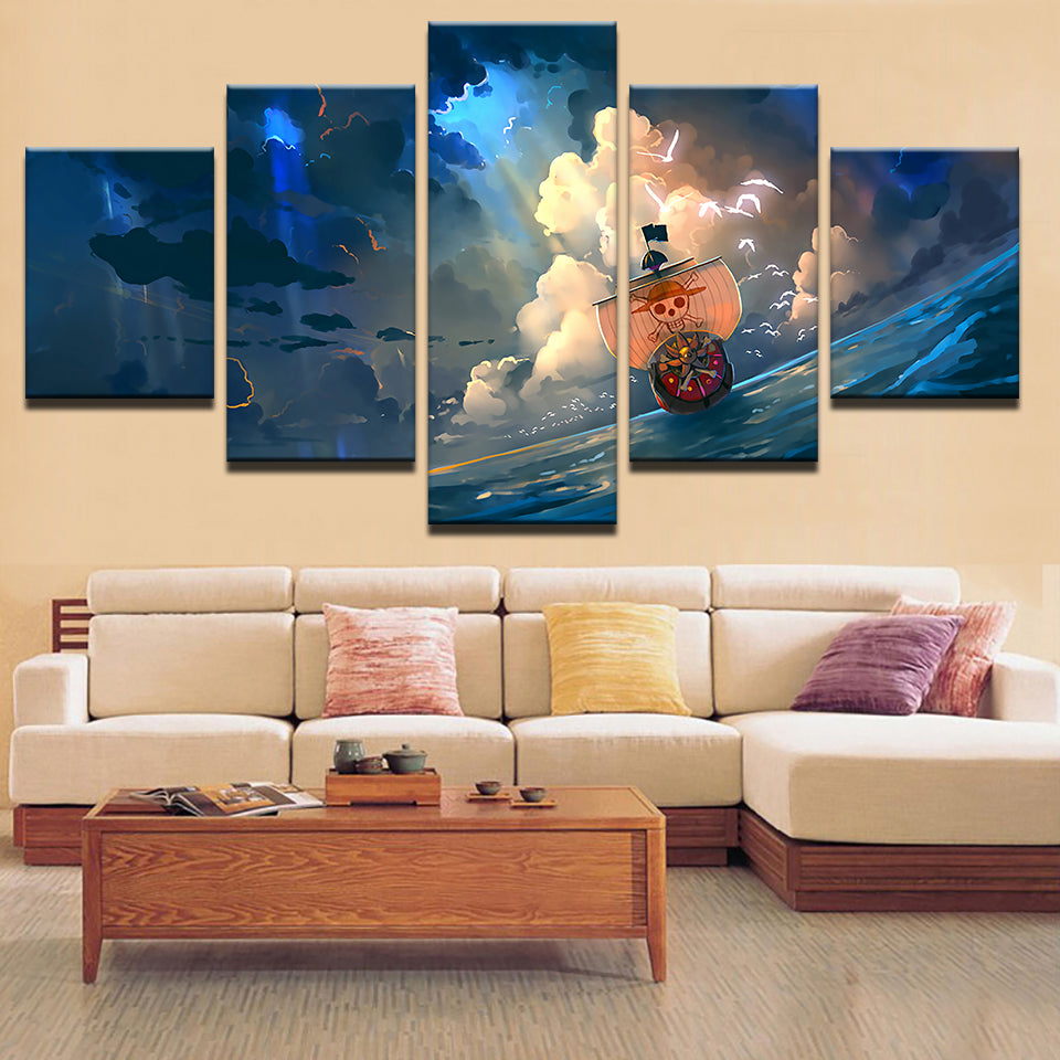 Pirate Paradise 5 Piece - Canvas Wall Art Painting | Bowlift