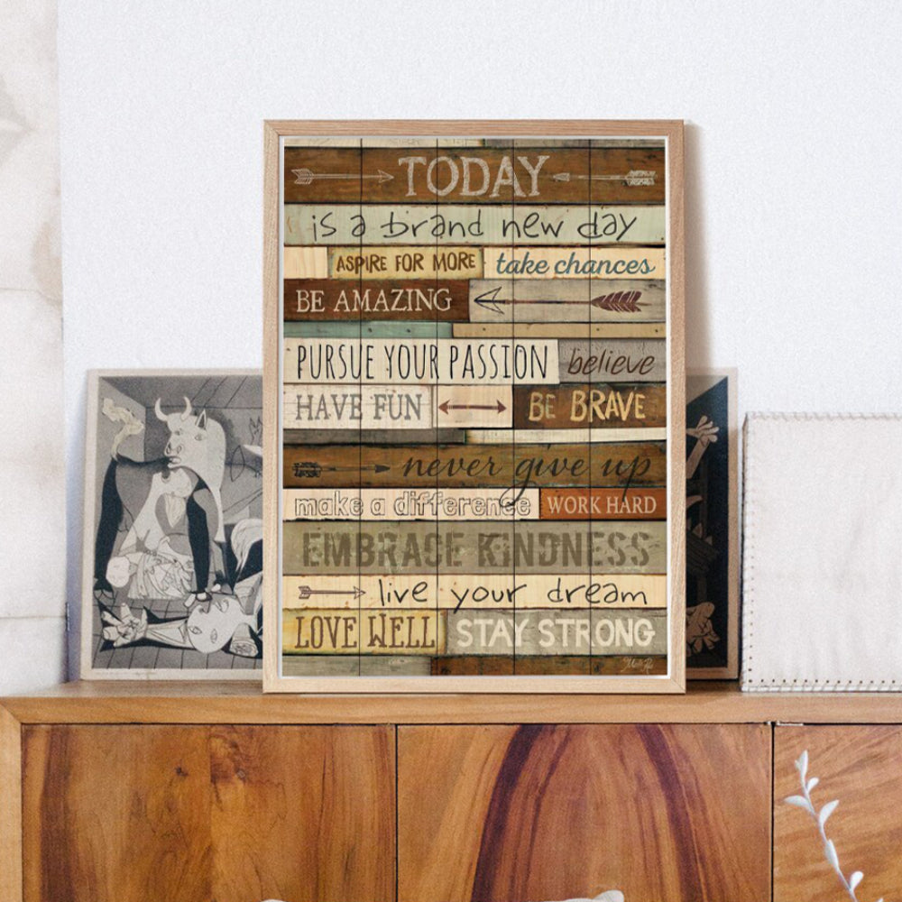 Modern Inspirational Quotes Posters Canvas Painting | Bowlift