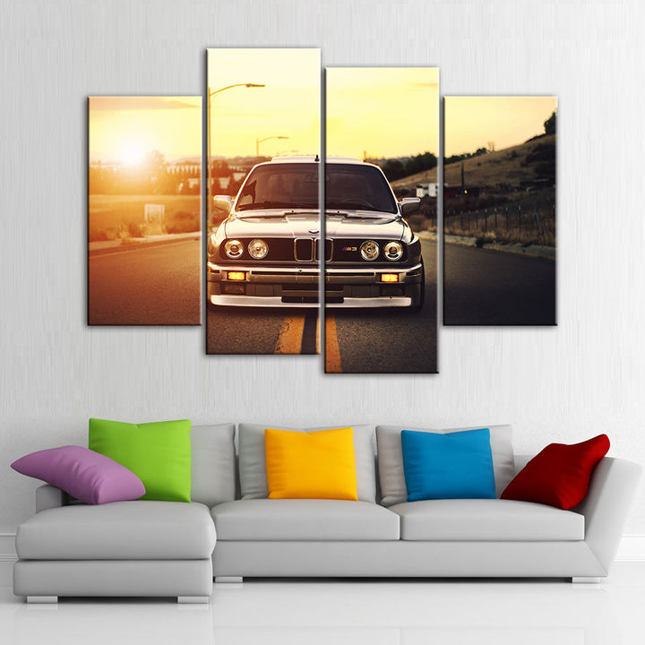 Vintage Car Ride - Canvas Wall Art Painting | Bowlift