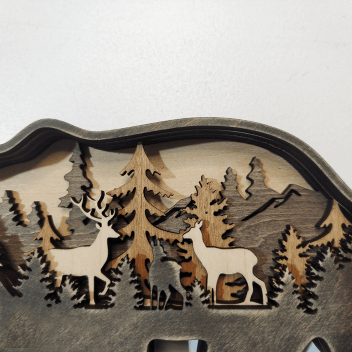 3D Creative Wooden Animal Carving Handcraft Gift | Bowlift