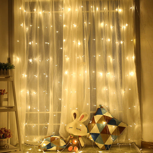 BowLift | Twinkle Star 300 LED Window Curtain String Light