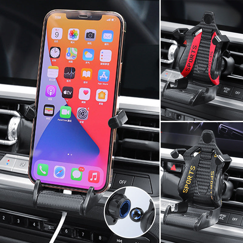 BowLift | Phone holder racing seat with seatbelt
