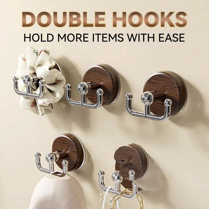 BowLift | Multifunctional wood grain suction cup hook