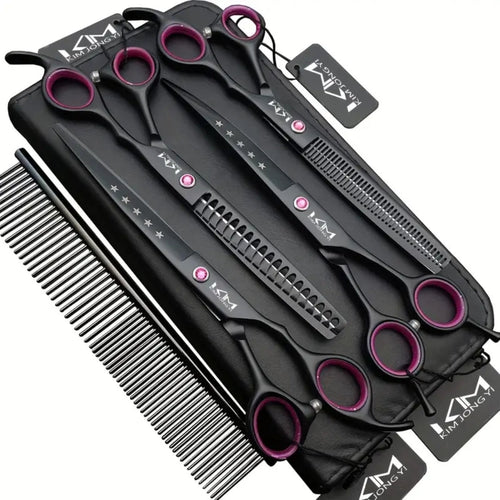 BowLift | TrimPro Pet Grooming Set – Complete Scissors Set for Precise Coat Care