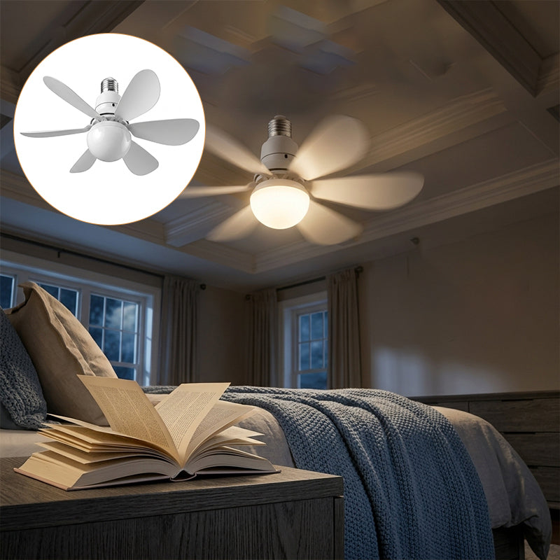 Modern Low Profile Ceiling Fan Light | Bowlift