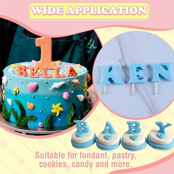 Alphabet Fondant Plunger Cutter | Bowlift