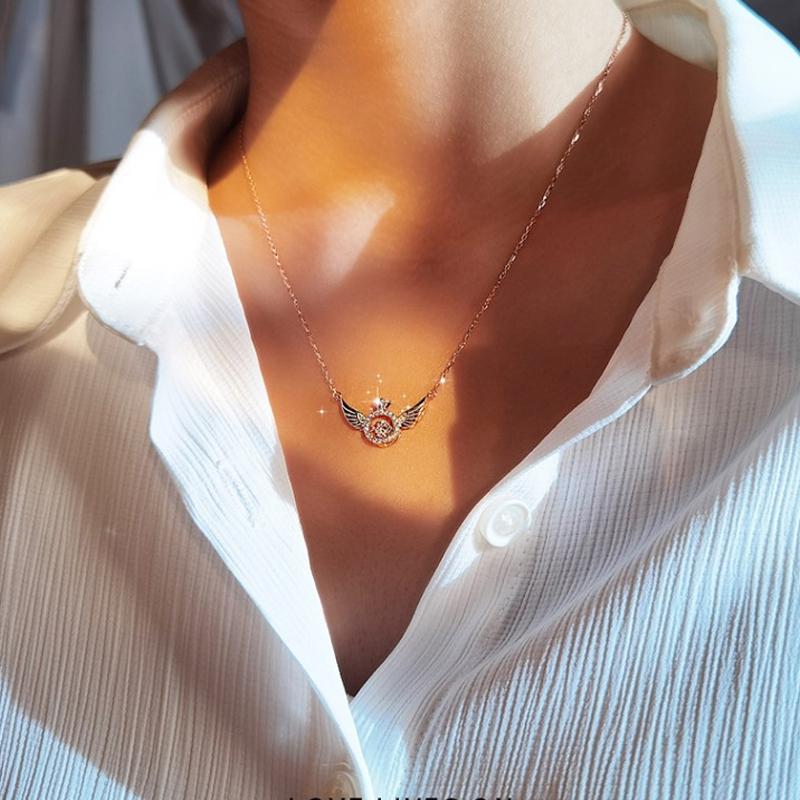 BowLift | Angel Wing Rhinestone Necklace