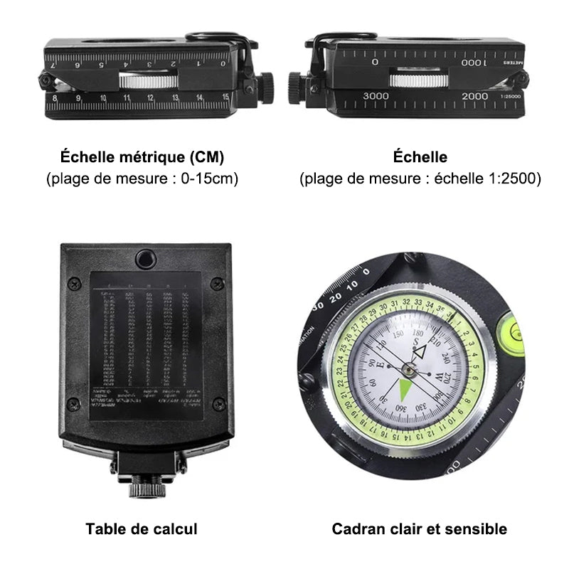 Military multifunctional navigation compass | Bowlift